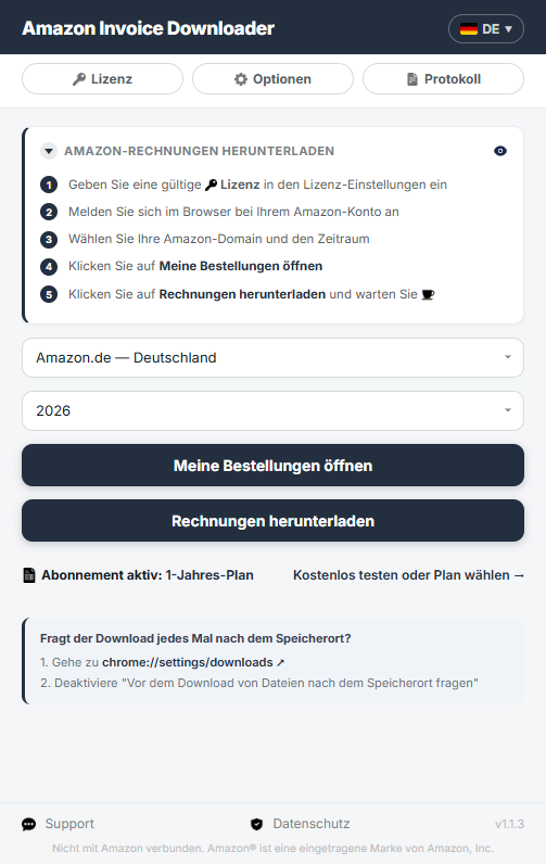 Laden Sie Ihre Amazon-Rechnungen herunter — in 5 Schritten