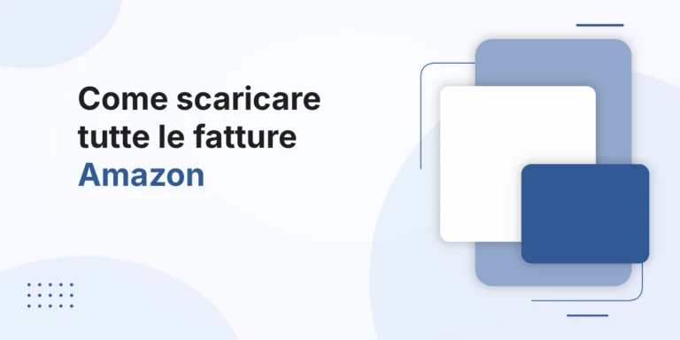 Come scaricare tutte le fatture Amazon