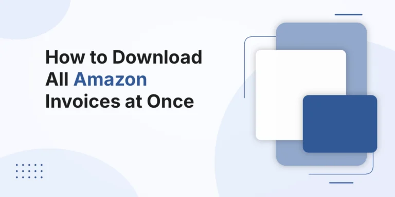 How to Download All Amazon Invoices at Once